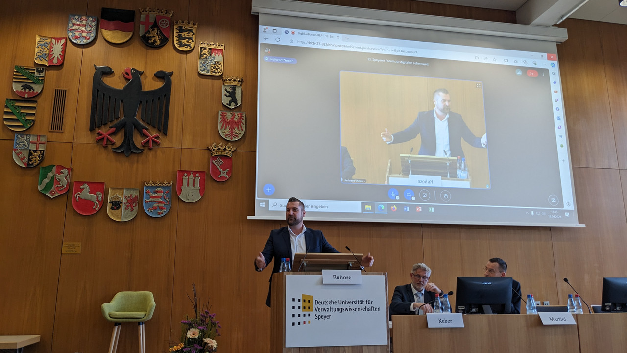 Dr. Fedor Ruhose, Staatssekretär im Ministerium für Arbeit, Soziales, Digitalisierung und Transformation Rheinland-Pfalz.