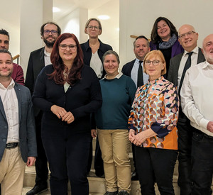 Von links nach rechts: A. Zoder, T. Welling, C. Spies, P. Schellhammer, S. Schneider, S. Yacoub, S. Wefelscheid, K. Dauscher, H. Troue, D. Kugelmann, P. Stuhlfauth